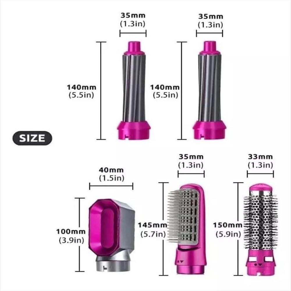 A082 Cepillo Modelador 5 en 1 Hot Air